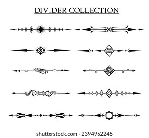 Dividers collection in hand drawn style	
