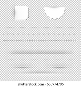 Dividers Gradient Mesh, Vector Illustration