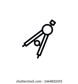 Dividers icon. Element of Education icon. Thin line icon