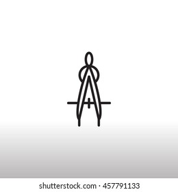  Dividers icon flat.
