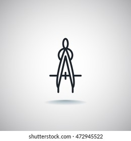 Dividers icon flat.