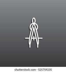  Dividers icon flat.