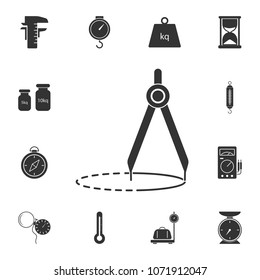 dividers icon. Simple element illustration. dividers symbol design from Measuring collection set. Can be used in web and mobile on white background