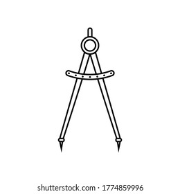 Diseño simple del vector del vector de icono de línea divisoria