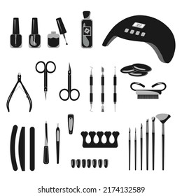 Dividers for toes. Professional tool for manicure and pedicure. Vector illustration.