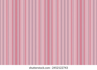 Dividing lines pattern texture, store seamless background vector. Overlay fabric stripe textile vertical in red and pastel colors.