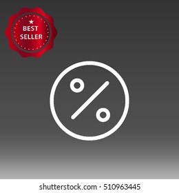 Dividing Vector Icon Illustration