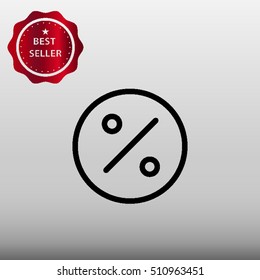Dividing Vector Icon Illustration