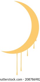 Divination decor. Astrology. hot moon