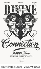 DIVINE CUPID CONNECTION LOVE GRAPHICS