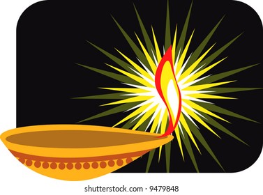 divine pot lamp in black canvas	