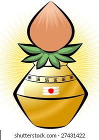 divine pot in a wall	