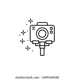 Diving action camera icon. Element of diving icon