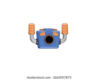  Icono de cámara de buceo Ilustración 3D Render