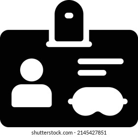 diving card vector icon isolated on white background .eps10