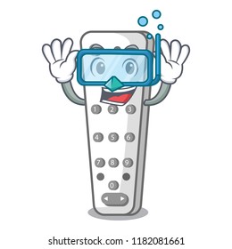 Diving cartoon infrared remote control for TV satellite receiver