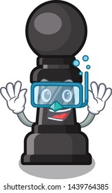 Diving chess pawn toy the shape mascot