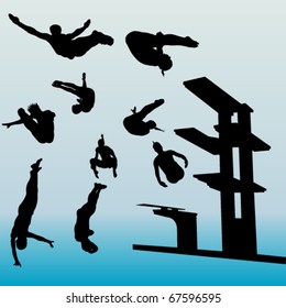 diving collection - vector