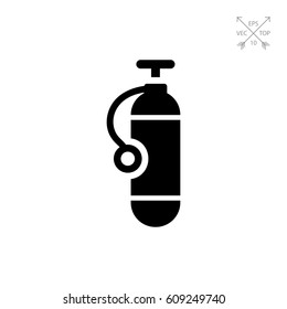 Diving cylinder icon