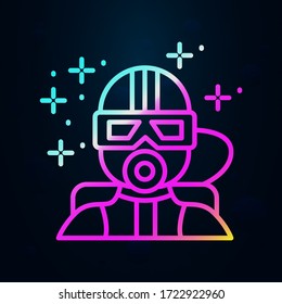 Diving diver nolan icon. Simple thin line, outline vector of diving icons for ui and ux, website or mobile application
