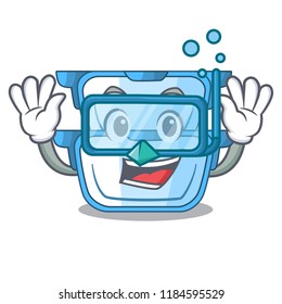 Diving double boiler character for the steaming food