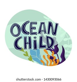 Diving fans stylized lettering for t-shirt print