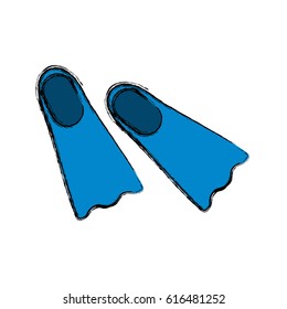 Diving fins equipment