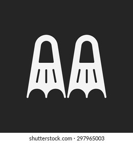 diving fins icon