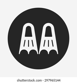 diving fins icon