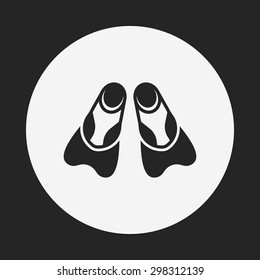 diving fins icon