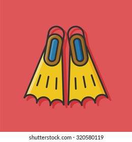 diving fins icon