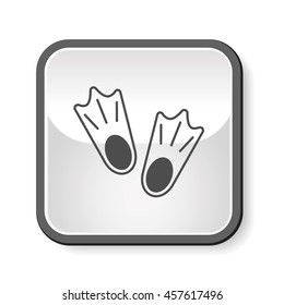 diving fins icon