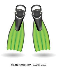 Diving Flippers Scuba Shoes Snorkeling Fins.