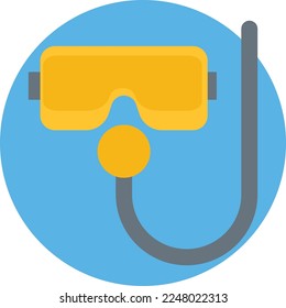 Diving Gear Vector Icon which is suitable for commercial work and easily modify or edit it
