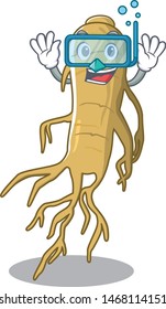 Diving ginseng plants spread on stem character