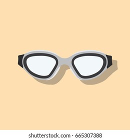 Diving glasses icon, vector illustration design. 