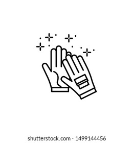 Diving gloves icon. Element of diving icon