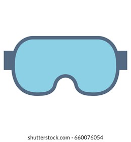 diving googles isolated icon