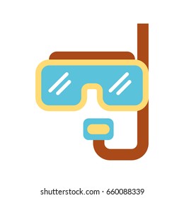 diving googles isolated icon