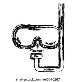 diving googles isolated icon