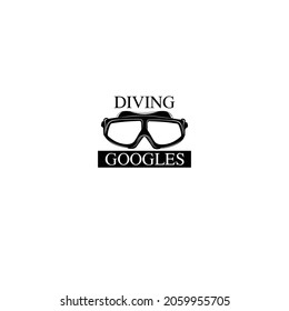 diving googles logo , beach logo, glasses brand 