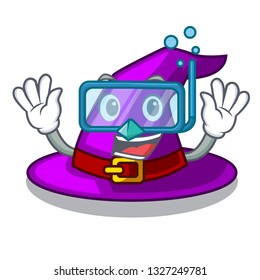 Diving with hat in the character closet
