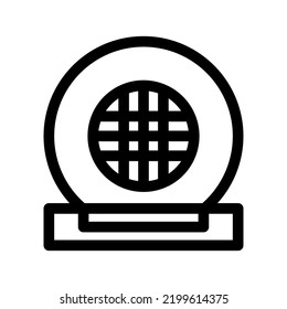 diving helmet icon or logo isolated sign symbol vector illustration - high quality black style vector icons
