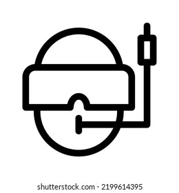 Diving Helmet Icon Or Logo Isolated Sign Symbol Vector Illustration - High Quality Black Style Vector Icons
