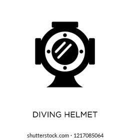 Diving Helmet icon. Diving Helmet symbol design from Nautical collection. Simple element vector illustration on white background.