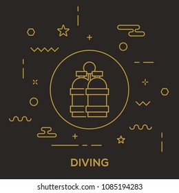 Diving Icon Concept