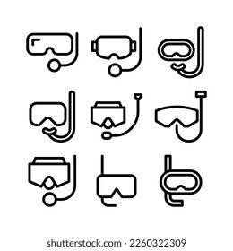 diving icon or logo isolated sign symbol vector illustration - high quality black style vector icons