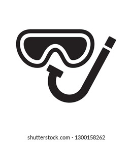 diving icon vector, symbols of snorkeling vector illustration