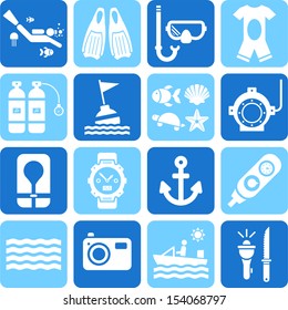 Diving icons