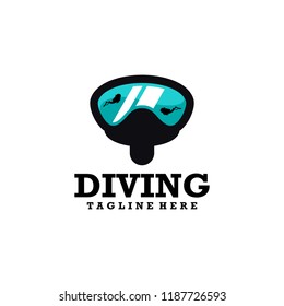 Diving Logo Design Vector